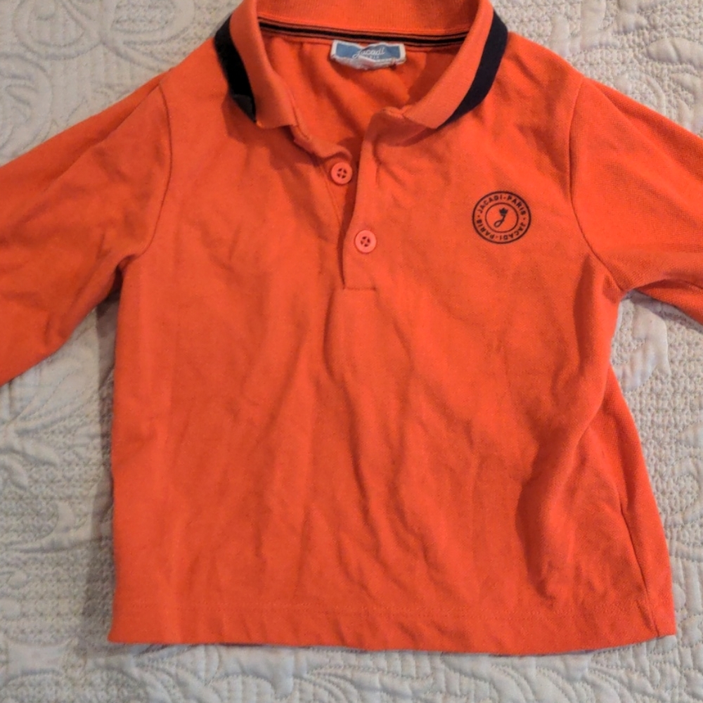 Jacadi long sleeve polo